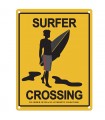 PLAQUE 30X40 SURFER CROSSING C2