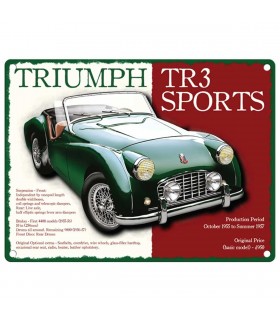 PLAQUE 30X40 TRIUMPH TR3 C2