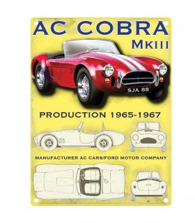 PLAQUE 30X40 AC COBRA C2