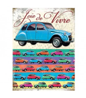 PLAQUE 30X40 JOIE DE VIVRE C2