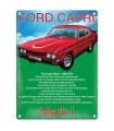 PLAQUE 30X40 FORD CAPRI C2