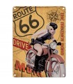 PLAQUE 30X40 ROUTE 66 C2