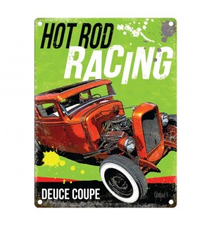 PLAQUE 30X40 HOT ROD RACING C2