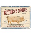 PLAQUE 30X40 BUTCHER'S CHOICE C2