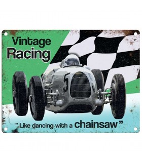 PLAQUE 30X40 VINTAGE RACING C2