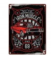 PLAQUE 30X40 IRON MUSCLE SINCE 69 C2