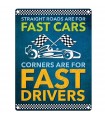 PLAQUE 30X40 FAST DRIVERS C2