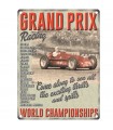 PLAQUE 30X40 GRAND PRIX RACING C2