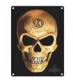 PLAQUE 30X40 OMEGA SKULL C2