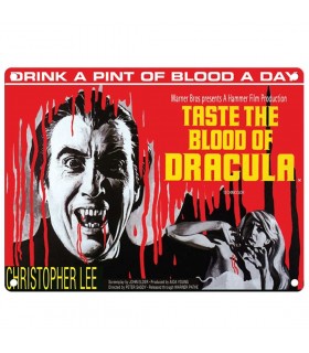 PLAQUE 30X40 BLOOD OF DRACULA C2