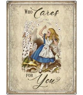 PLAQUE 30X40 WHO CARES FOR YOU C2