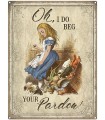 PLAQUE 30X40 I DO BEG YOUR PARDON C2