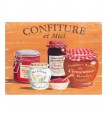 PLAQUE 30X40 CONFITURE ET MIEL C2