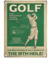 PLAQUE 30X40 GOLF MASCULIN C2