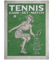 PLAQUE 30X40 TENNIS FEMININ C2