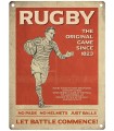 PLAQUE 30X40 RUGBY C2