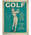 PLAQUE 30X40 GOLF FEMININ C2