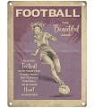 PLAQUE 30X40 FOOTBALL FEMININ C2