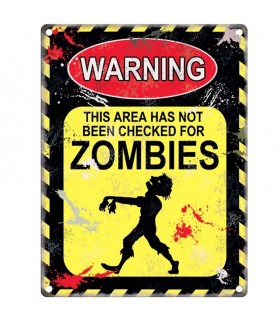 PLAQUE 30X40 ZOMBIES C2