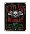 PLAQUE 30X40 OUTLAW WHISKEY C2