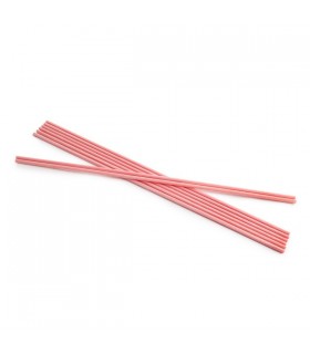 BATONNETS DE RECHANGE ROSE SET DE 8 L.23cm C50