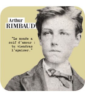 SOUS BOCK/CP CARRE ARTHUR RIMBAUD C30