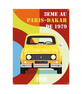 PLAQUE 30X40 LA POPULAIRE 1961 C2