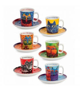 TASSE CAFE L BURCH 100ML SET DE 6 ASS