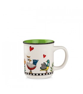 MUG COCORICO VERT 380ML C2