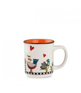 MUG COCORICO ORANGE 380ML C2