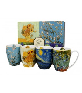 SET 4 MUGS 380ML VAN GOGH ASS