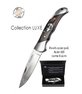 COUTEAU MARINE LUXE LAME ACIER 420 8.6CM COFFRET