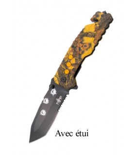 COUTEAU MANCHE ALU L.22CM