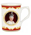 MUG ROI CHARLES III COURONNEMENT 300ML SET DE 6