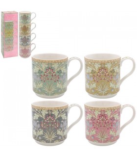 MUG HYACINTH 300ML EMPILABLE SET DE 4 ASS