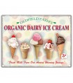 PLAQUE 15X20 DAIRY ICE CREAM C3