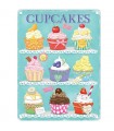 PLAQUE 15X20 CUPCAKES C3