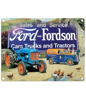 PLAQUE 15X20 FORD & FORDSON C3