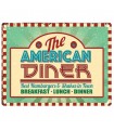 PLAQUE 30X40 THE AMERICAN DINER C2