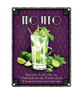 PLAQUE 30X40 MOJITO C2