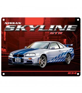 PLAQUE 30X40 NISSAN SKYLINE C2