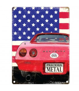 PLAQUE 30X40 CORVETTE C2