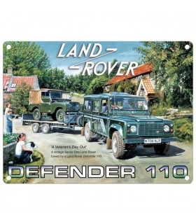 PLAQUE 30X40 LAND ROVER 110 C2