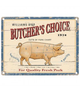 PLAQUE 30X40 BUTCHER'S CHOICE C2