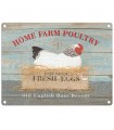 PLAQUE 30X40 HOME FARM POULTRY C2