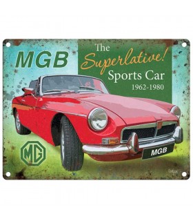 PLAQUE 30X40 MGB THE SUPERLATIVE C2