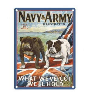 PLAQUE 30X40 NAVY & ARMY C2