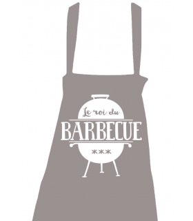 TABLIER GRIS LE ROI DU BARBECUE C2