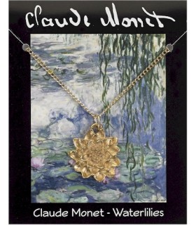 COLLIER NENUPHAR DORE MONET C10