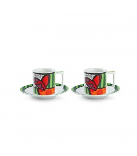 SET 2 TASSES EXPRESSO BRITTO HEART 90 ML